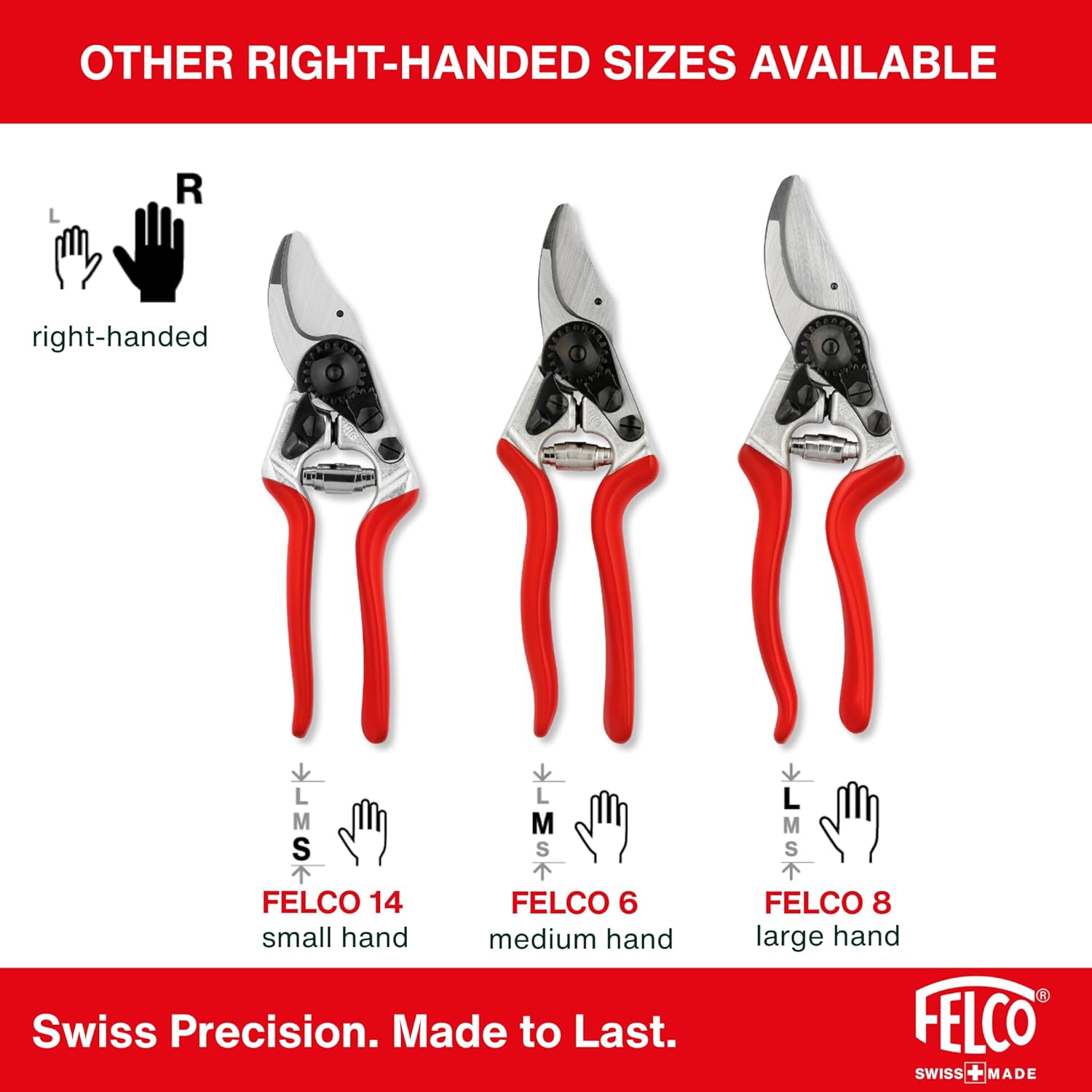 Felco F5 Pruning Shears – 8.9" All Steel Large Swiss-Made Garden Clippers| Hand Pruners for Garden & Landscape | Garden Tool Cutter with Precision Bypass Blade, Forged Aluminum Body, Replaceable Parts - Image 5